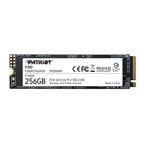 Patriot Memory P300 256GB M.2 SSD 2280 NVMe PCIe Gen 3x4 内蔵型SSD P300P256GM28の通販は 4,823円