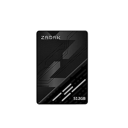 Apacer ZADAK SSD 512GB TWSS3 内蔵 2.5インチ SATA3 7mm 3D NAND フラッシュ 使用 5年 ZS512GTWSS3-1