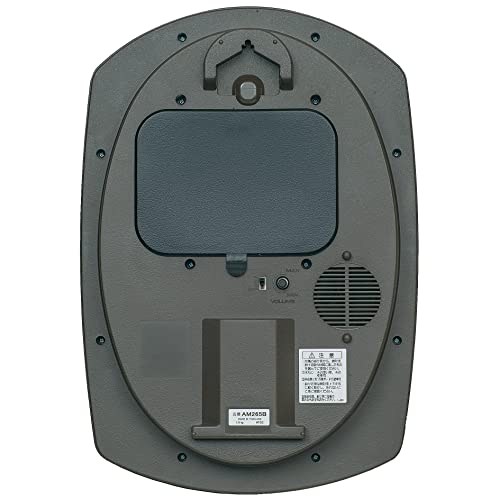 セイコークロック 掛け時計 メロディ時計 電波 アナログ 濃茶マーブル 366×254×84mm AM265B