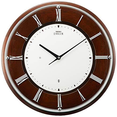 SEIKO セイコー掛け時計　電波時計 EMBLEM セイコー エムブレム 電波 掛け時計 HS560B クオーツ 電池式
