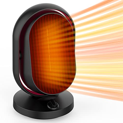 セラミックヒーター Breame 足元ヒーター 電気ファンヒーター 1500W 小型 自動首振り 3秒速熱 自然/低/高温風3階温度調整 ファンヒーター 省エネ 暖房器具 過熱保護 転倒OFF 電気ストーブ 小型 足元/スリム/タワー/寝の通販は 6,048円