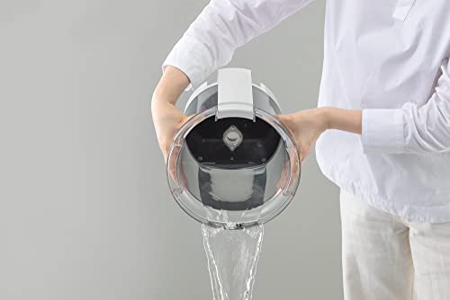 リズム(RHYTHM) プールレス 加湿器 2022グッドデザイン賞 洗いやすい、くつろぎの加湿器【国内メーカー】 超音波式 (日本製デュアル振動子採用) AC電源 グレー 33.3x25.6x25.6cm 「 MIST 300 」 9Yの通販は