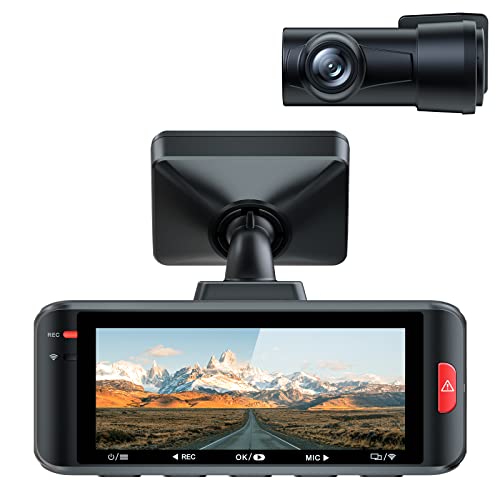 【2023年 4K ドライブレコーダー 】 ドラレコ UHD 2カメラ同時録画 UHD 2160P 前後2カメラ【wifi搭載 GPS】 夜に強いSTARVIS WDR画像補正技術 夜間撮影対応 車載カメラ 駐車監視機能 自動緊急録画 上の通販は