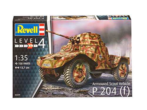 ドイツレベル 1/35 ドイツ軍 P204f 装甲車 プラモデル 03259の通販はau