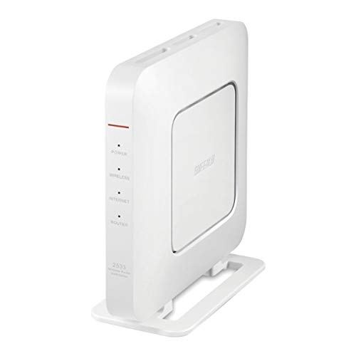 BUFFALO 無線LAN親機 11ac/n/a/g/b 1733+800Mbps AirStation ホワイト WSR-2533DHPL2-WHの通販は