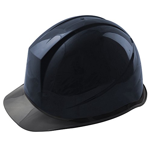 ミドリ安全 ヘルメット クリアバイザー SC11PCL RA KP付 ネイビー スモークの通販は