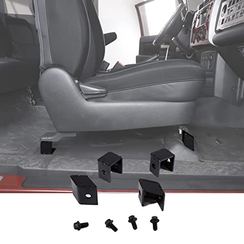 DIYUCAR トヨタ FJクルーザー 2007-2021に対応 車のフロントシート昇降ブラケット 高さ調整 カーアクセサリー 4点セットの通販は