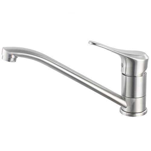 UMANYI シングルレバー混合栓 ワンホール混合栓 キッチン 蛇口 水道 キッチン用混合水栓 ステンレス鋼製 浄鉛 吐水口回転可能 SSKF01AX 9,100円