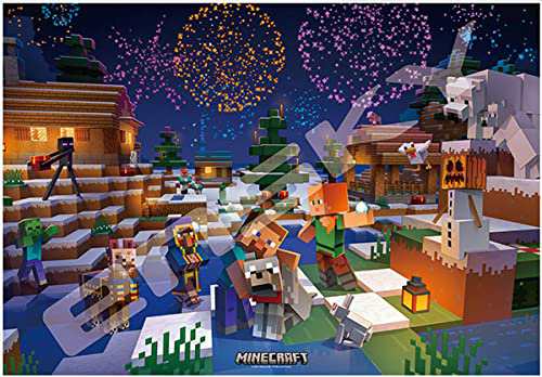 エンスカイ MINECRAFT ジグソーパズル1000ピース「Celebration!」51×73.5cm(完成時) 1000T-300の通販は