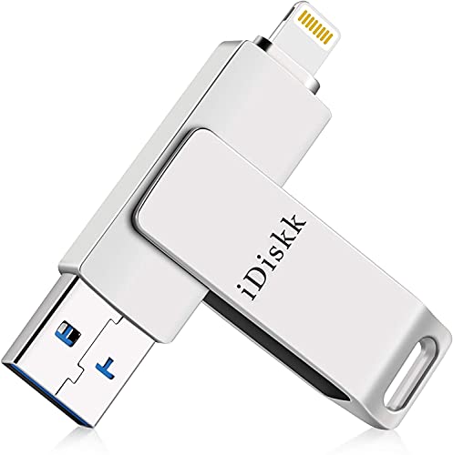 【 Mfi認証】iDiskk 256GB iPhone USB メモリ iPad Lightning USB フラッシュドライブ 外付けストレージ 人気のusb スマホ用 ランキング iPad USB フラッシュディスク iPh
