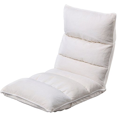 アイリスオーヤマ 座椅子 14段階リクライニング アイボリー 幅54×奥行81×高さ約69cm 低反発 ウレタン ZCR-2の通販は 12,200円