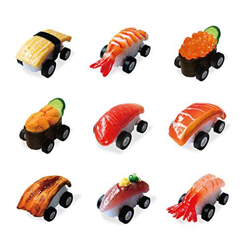 寿司Boon セット 食品サンプル おもちゃ プルバックカー 職人手作り