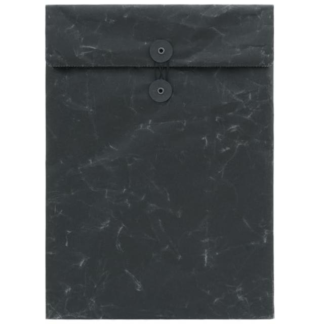 オオナオ 「ＳＩＷＡ」ひも付き封筒　ブラック 5,900円