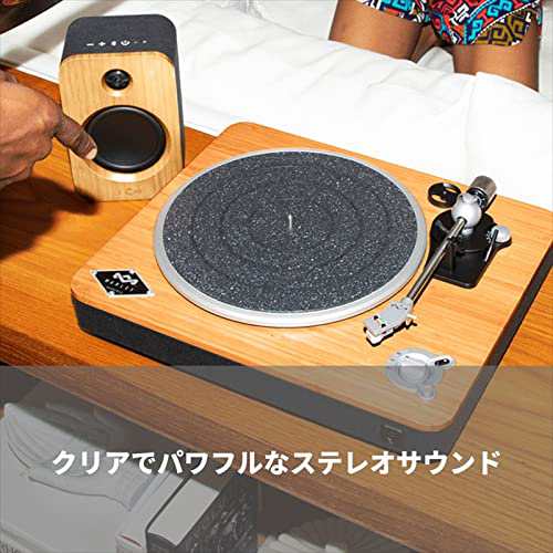 The House of Marley ブックシェルフ型ワイヤレススピーカー GET TOGETHER DUO 連続再生20時間 シグネチャーブラック 【国内正規品】