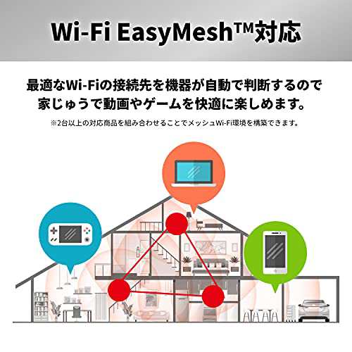 バッファロー WiFi ルーター無線LAN 最新規格 Wi-Fi 6 11ax / 11ac AX5400 4803+574Mbps 日本メーカー 【  iPhone13 / 12 / 11 / iPhone S