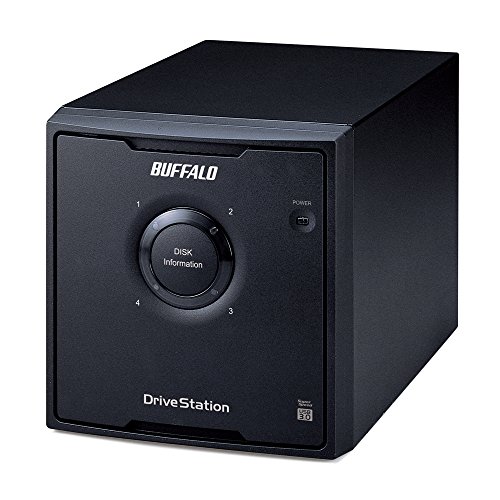 BUFFALO RAID5対応 USB3.0用 外付けハードディスク 4ドライブモデル 4TB HD-QL4TU3/R5J Buffalo HD-A4U3 アマゾン限定外付けハードディスク
