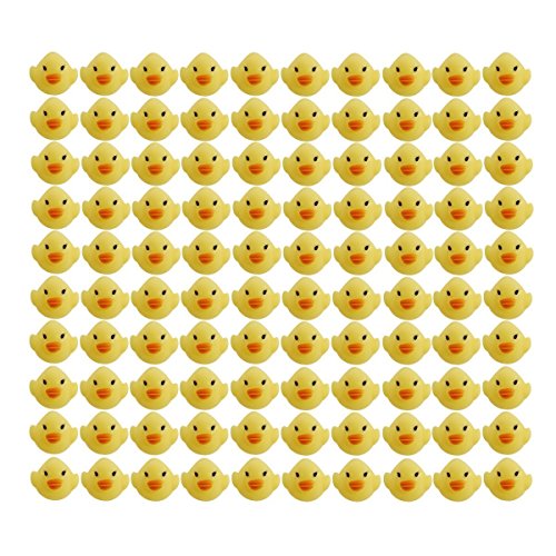 玩具の神様 かわいい ピヨピヨ アヒルちゃん 100個 セット お風呂でプカプカ (100匹セット)の通販は