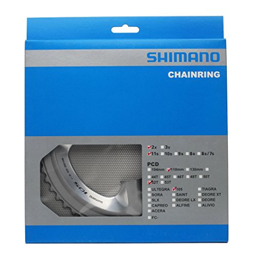 SHIMANO(シマノ) 引掛け歯付チェーンリング 52T-MB (52-36T用) Y1PH981