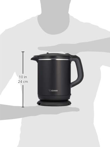 象印 電気ケトル 0.8L 沸騰後1時間90℃保温 コーヒードリップ用機能付き ブラック CK-AX08-BA