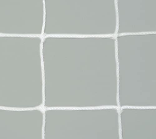 TOEI LIGHT(トーエイライト) フットサル・ハンドゴールネット 白 有結節 四角目 網目10cm角 2張1組 適合ゴールサイズ:幅310×上奥行90×下奥行130×高さ210cm B3018 B3018