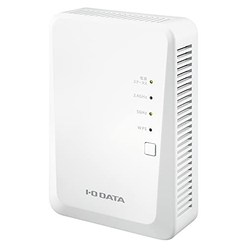 アイ・オー・データ Wi-Fi6 無線LAN 中継機 360コネクト 11ax 1201Mbps+574Mbps コンセント直挿し 日本メーカー WN-DAX1800EXP