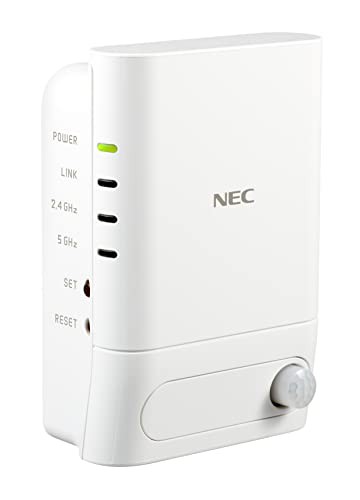 NEC Aterm Wi-Fi中継機 コンセント直挿し 人感センサー付き ライト点灯 Wi-Fi 5(11ac)2ストリーム対応 W1200EX-MS