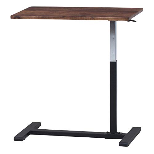 不二貿易 昇降テーブル ソファテーブル 高さ55cmから75cm ブラウン ガス式 キャスター付き ナビア 14656 不二貿易 昇降テーブル ソファテーブル 高さ55cmから75cm ブラウン