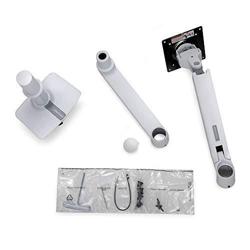 エルゴトロン LX デスクマウント モニターアーム ホワイト 34インチ(3.2~11.3kg)まで対応 45-490-216