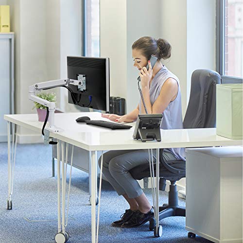 エルゴトロン LX デスクマウント モニターアーム ホワイト 34インチ(3.2~11.3kg)まで対応 45-490-216