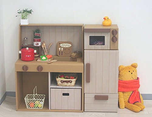森井紙器 段ボール工作シリーズ おままごとダンボールキッチンの