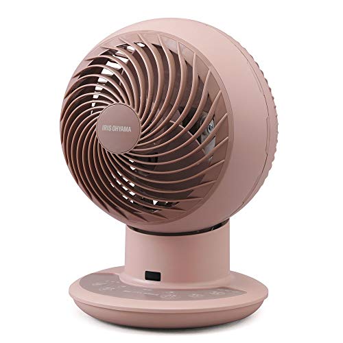 アイリスオーヤマ サーキュレーター アイ DC JET デザインモデル 静音 上下左右首振り 24畳 パワフル送風 DCモーター リモコン付き PCF-SDCC15T-P ピンク