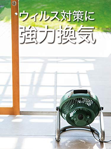 ボルネード サーキュレーター 35畳 壁掛け 防塵 生活防水 換気 空気循環 観葉植物 グリーン 293HD-JP