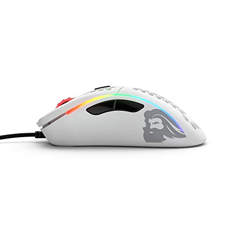 Glorious ゲーミングマウス Model D- Mouse Matt White 小型 軽量 ハニカムデザイン 右利き用 1年保証 GLO-MS-DM-MW 【国内正規品】_1