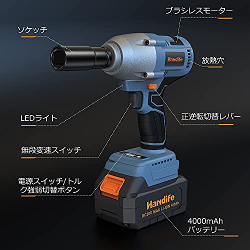 20V 充電式 インパクトレンチ 電動インパクト