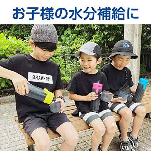 ブリタ 水筒 携帯用 浄水ボトル 2本セット 600ml アクティブ ブルー マイクロディスクフィルター【日本正規品】