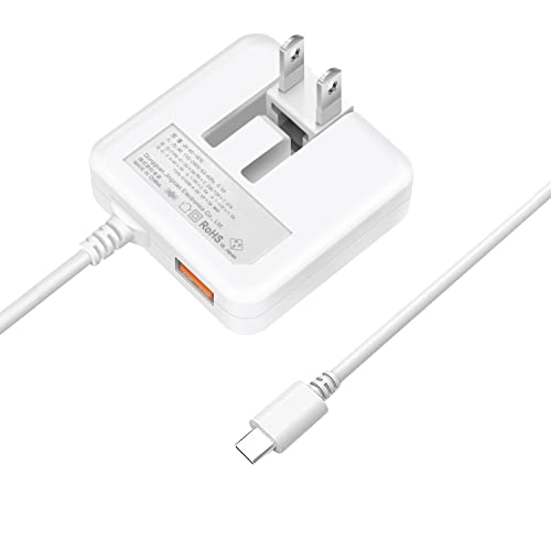 USB充電器 Type-C 急速充電 【NEWモデル/PD20w&QC3.0急速充電/1.6cm超薄型/1USBポート&1.5mType-Cケーブル/折りたたみ式プラグ/合計3.4A】ケーブル一体型 スマホ ACアダプター コンセント 軽