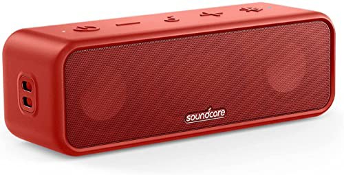 Anker Soundcore 3 Bluetooth スピーカー チタニウムドライバー デュアルパッシブラジエーター BassUpテクノロジー アプリ対応 イコライ