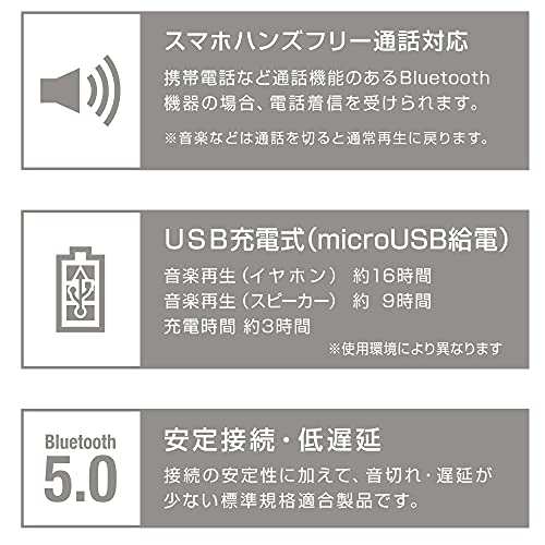 オーム電機 AudioComm ネックスピーカー ワイヤレス 首掛け