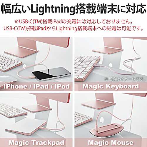 エレコム USB C(TM)(TM)-Lightningケーブル iPhone/iPad/iPod/Magic