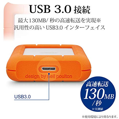 ELECOM LACIE 2TB 外付けハードディスク MS35U3 外付けHDD 2TB テレビ録画対応 LCH-MND020U3 LACIE ELECOM 2TB HDD LCH