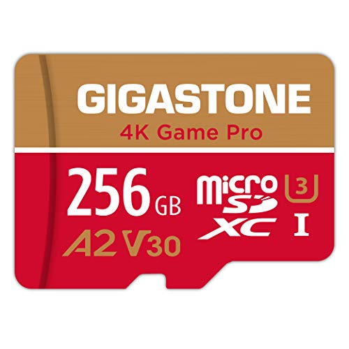 【5年保証 】Gigastone Micro SD Card 256GB A2 V30 マイクロSDカード UHS-I U3 Class 10 100/80 MB/S 高速 Gopro アクションカメラ スポーツカメラ 4K Ultra HD 動画 mの通販は 9,620円