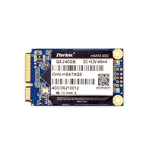 Zheino Q3 内蔵型 mSATA SSD 240GB (30 50mm) mSATAIII 6Gb s mSATA