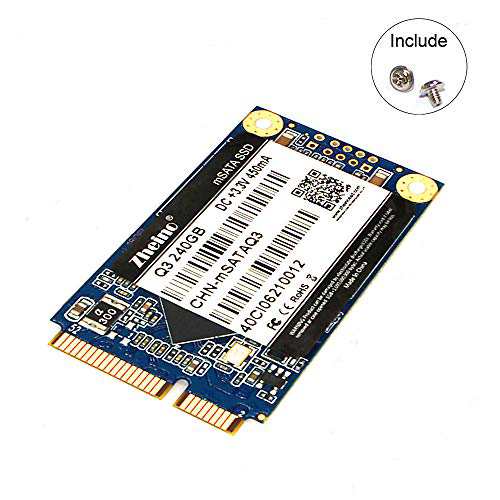 Zheino Q3 内蔵型 mSATA SSD 240GB (30 50mm) mSATAIII 6Gb s