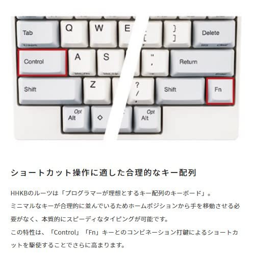 PFU キーボード HHKB Professional HYBRID 英語配列／墨 キーボード