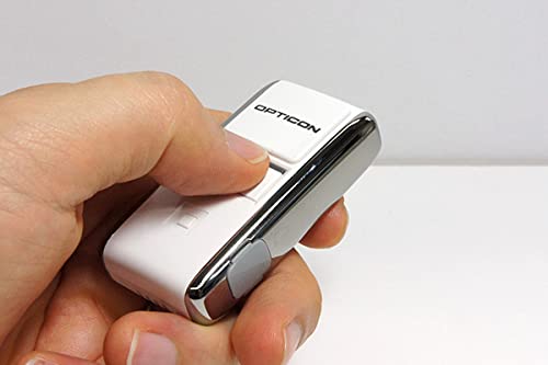 オプトエレクトロニクス 《OPN-2002i-WHT》 OPN-2002i-WHT Bluetooth搭載バーコードデータコレクタ(USBケーブル/ストラップ付属), SPPマスター&スレーブ/HID/Mfi（RFCOMM）/