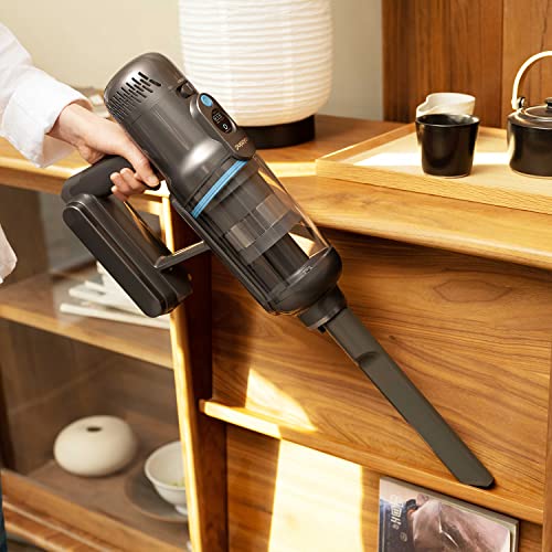 Puppyoo コードレス掃除機 415W 30000Pa吸引掃除機 自動ダスト