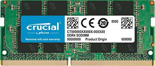 Crucial(Micron製) ノートPC用 メモリ PC4-19200(DDR4-2400) 16GB×1枚