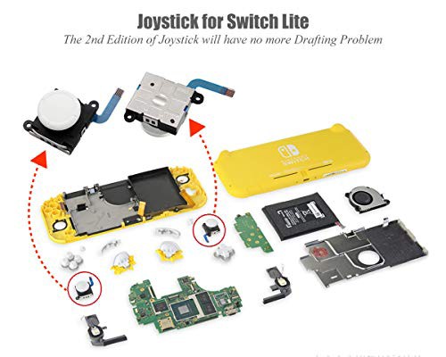 最新版 Switch ジョイコン スティック修理パーツ Switch Joy Conとswitch Lite対応 左 右 ジョイコン交換用キット Switchコントローの通販はau Pay マーケット Rumble