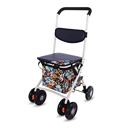 高齢者向けショッピングカート 高齢者用カー シルバーカー 折りたたむ (002Bブレーキ制動)の通販は