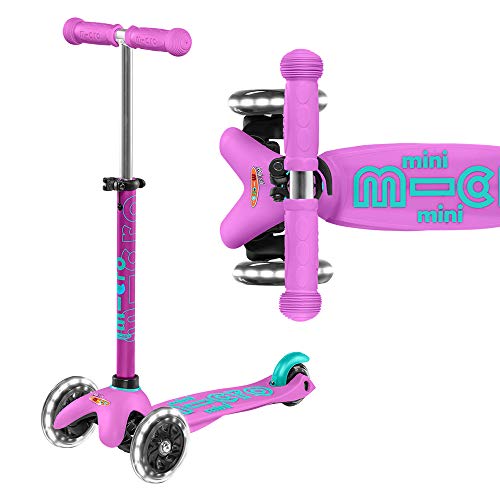 m-cro マイクロ キッズ キックボード Mini Micro Deluxe LED ミニ マイクロ デラックス MMD108 Lavender F